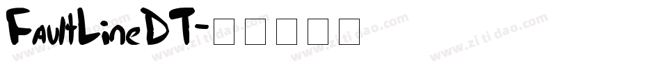 FaultLineDT字体转换