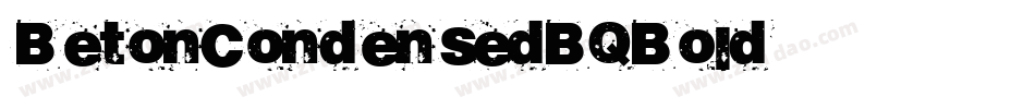 BetonCondensedBQ-Bold字体转换