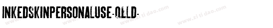 InkedSkinPersonalUse-qLld字体转换