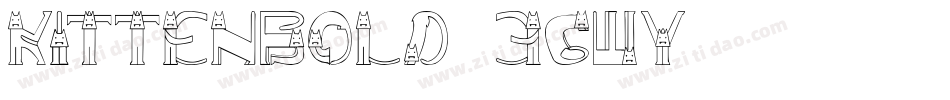 KittenBold-36Wy字体转换