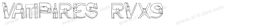 Vampires-rVx9字体转换