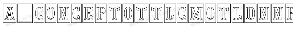 a_ConceptoTtlCmOtlDnNr字体转换