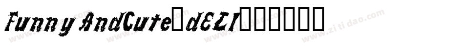 FunnyAndCute-dELl字体转换