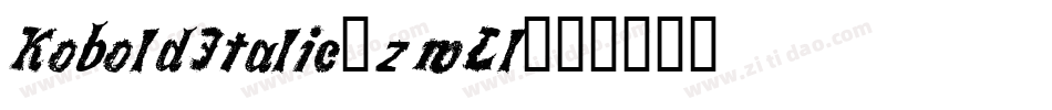 KoboldItalic-zwLl字体转换