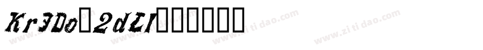KrIDo-2dLl字体转换