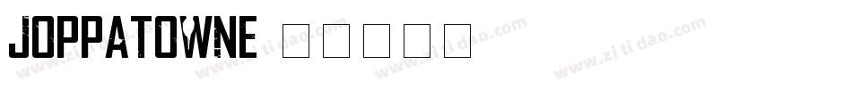 Joppatowne字体转换