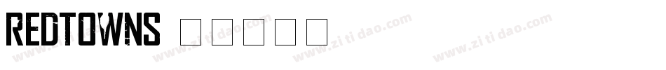 Redtowns字体转换