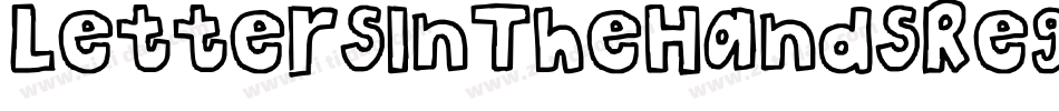 LettersInTheHandsRegularFonty-45qK字体转换