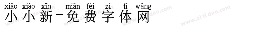 小小新字体转换
