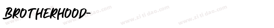 Brotherhood字体转换