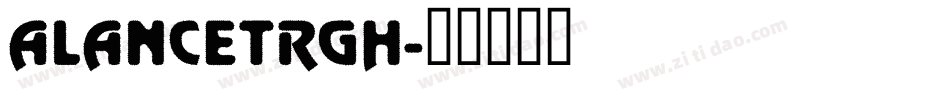 aLancetRgh字体转换