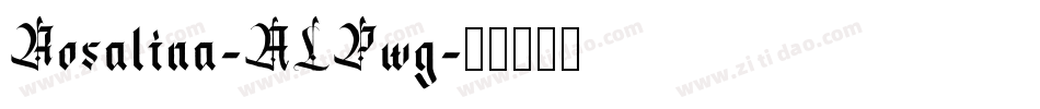 Rosalina-ALPwg字体转换