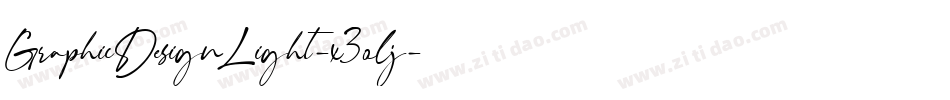 GraphicDesignLight-x3olj字体转换