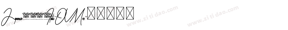 Japanese2020Italic-OVMxe字体转换