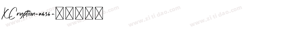 XCryption-w636字体转换