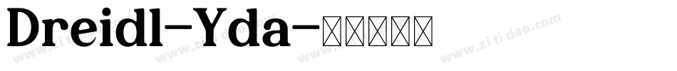 Dreidl-Yda字体转换