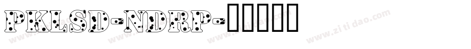 PkLsd-nDrP字体转换
