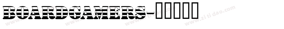 Boardgamers字体转换