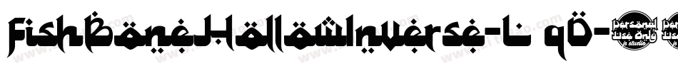 FishBoneHollowInverse-L1qD字体转换