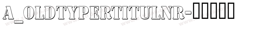 a_OldTyperTitulNr字体转换