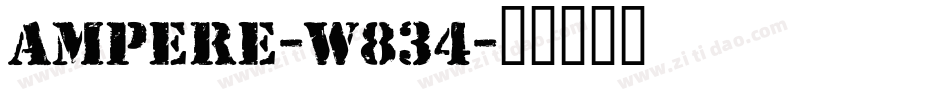 Ampere-W834字体转换
