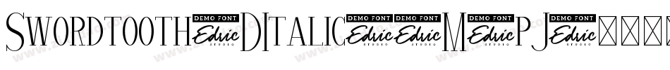 Swordtooth3DItalic-8M8pJ字体转换