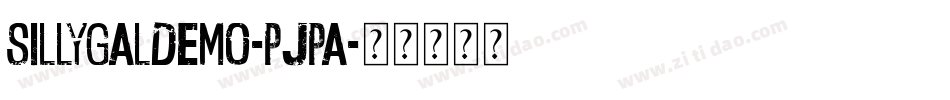 SillyGalDemo-pJpa字体转换 SillyGalDemo-pJpa字体转换