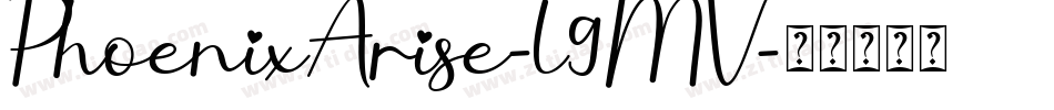 PhoenixArise-l9MV字体转换