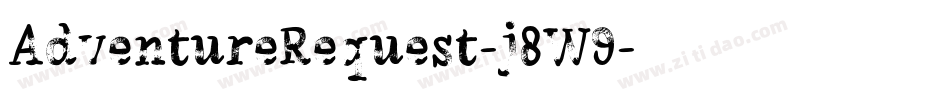 AdventureRequest-j8W9字体转换