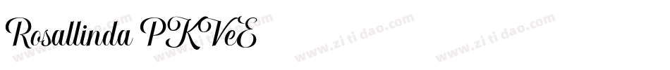 Rosallinda-PKVeE字体转换