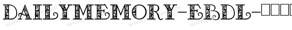 DailyMemory-EBdl字体转换