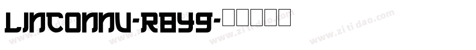 Linconnu-r8Y9字体转换