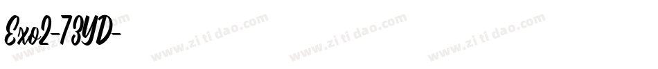 Exo2-73YD字体转换