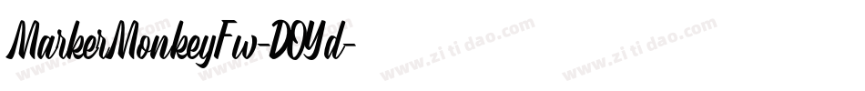 MarkerMonkeyFw-DOYd字体转换
