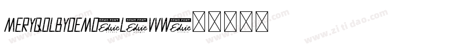 MeryQolbyDemo-L3VvW字体转换