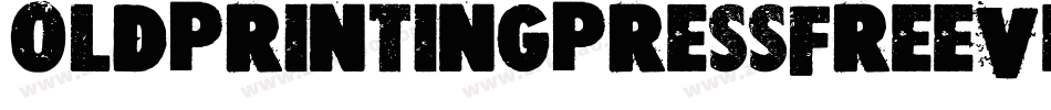 OldPrintingPressFreeVersion-8jd0字体转换