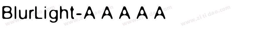 BlurLight字体转换