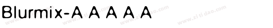 Blurmix字体转换