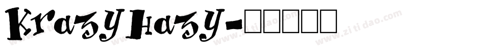 KrazyHazy字体转换