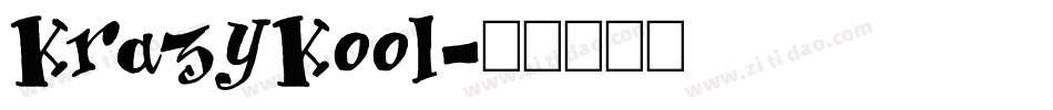 KrazyKool字体转换