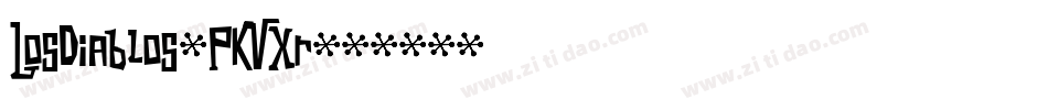 LosDiablos-PKVXr字体转换