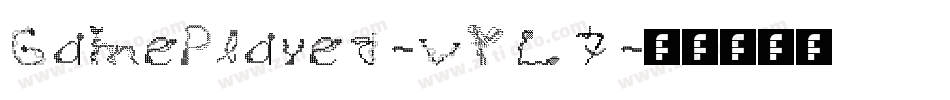 GamePlayed-vYL7字体转换