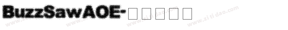 BuzzSawAOE字体转换