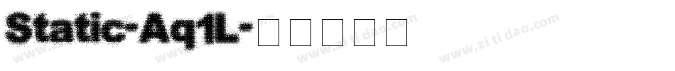 Static-Aq1L字体转换
