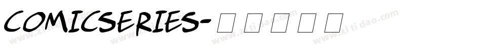 COMICSERIES字体转换