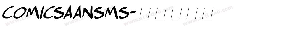 comicsaansms字体转换