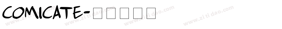 Comicate字体转换