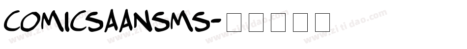 comicsaansms字体转换