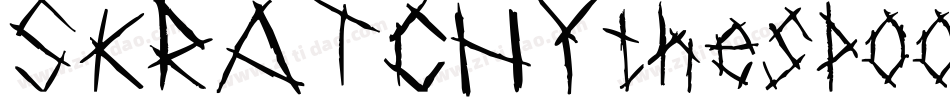 SKRATCHYthespook字体转换