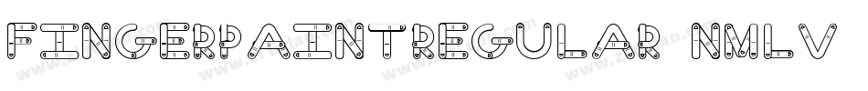 FingerPaintRegular-nmlV字体转换